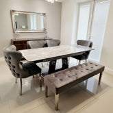 Zermatt Extendable Dining Table with DG Valentino Chairs
