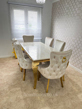 Cream Gold Louis with Cream Gold Ring Knocker Victoria