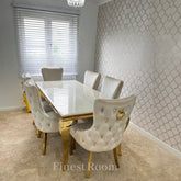 Cream Gold Louis with Cream Gold Ring Knocker Victoria