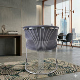 Prado Dining Chairs- Grey Silver