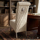 Sofia Mink Plush Velvet Dining Chair