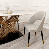 Astra Beige Chair - Finestroom