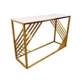 Azure Gold Console Table - Finestroom