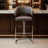 Prado Grey Silver Barstools
