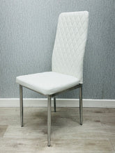 California PU Dining Chairs- White