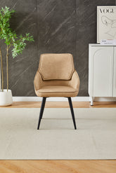 Palermo Beige PU Leather Dining Chairs