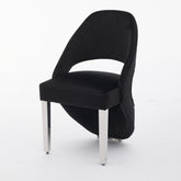 Santorini Black Silver Dining Chairs