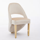 Santorini Cream Gold Dining Chairs