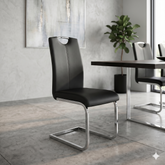 Milan Dining Chair - Black