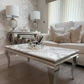 Louis Chrome Coffee Tables Range