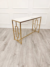 Geo Gold Console Table - Finestroom