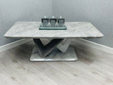 Georgia Coffee Table – Marble Effect - Finestroom