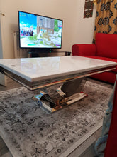 Arial White Coffee Table
