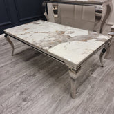 Pandora Louis Chrome Coffee Table