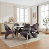 White Sorrento with Santorini Grey Silver Chairs