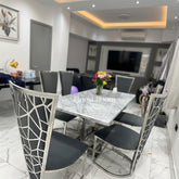 Grey Elina with Grey Vienna Chairs