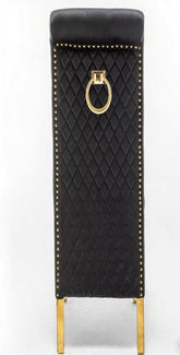 Sofia Black Gold Ring Knocker Chairs