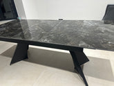 Black Marble Extendable Dining Table