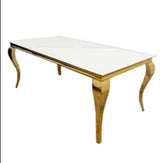 Louis Gold Rectangular/Round Dining Tables