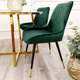 Luna Emerald Green Chair - Finestroom