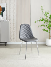 Mexico PU Dining Chairs- Grey