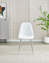 Mexico PU Dining Chairs- White