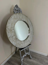 Ornate Round Rustic Mirror champagne - Finestroom