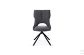 Roseland 360 Swivel Grey Dining Chair