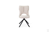 Roseland 360 Swivel Beige Dining Chairs