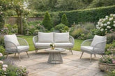 Cove Outdoor Lounge Set - Natural - 4 Seater