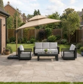 Camber 3m Cantilever Parasol with Solar powered LED Lights