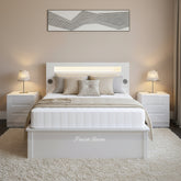 307 High Gloss Storage Bed