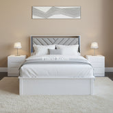 B01 High Gloss Storage Bed