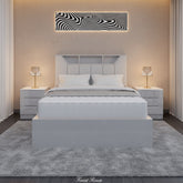 B04 High Gloss Storage Bed