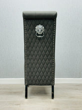 Sofia PU Leather Chairs- Grey