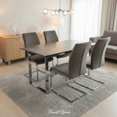 Tokyo Dining Set with 4 Chairs - Finestroom