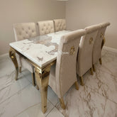 Pandora Louis Gold With Cream Sofia Ring Knocker Chairs