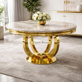 Chelsea Gold Round Dining Tables
