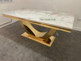 Arial Gold Dining Tables