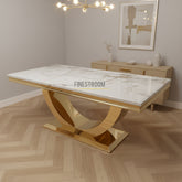 Arial Gold Dining Tables Range