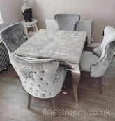 1M Grey Louis with Silver Valentino