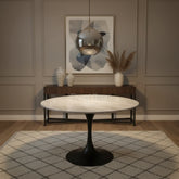 Bentley 0.9m Round Table (Black KD)