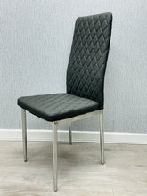 California PU Dining Chairs- Grey