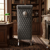 2 x Sofia PU Leather Chairs- Grey, Cream