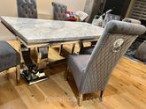 Grey Ariana Dining Table With DG Sofia Chairs