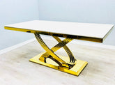 Elina Kata Gold Marble Coffee Table
