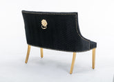 Majestic High Back Bench- Black Gold
