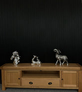 Wave Style PVC Wall Panels – Midnight Black