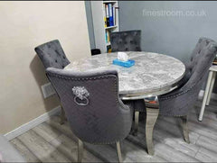 1.3M Round Grey Louis with Dark Grey Majestic