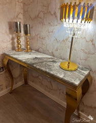 Louis Gold Console Tables Range